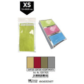 SOBRE KRAFT SURTIDOS XS LISO ROJO ORO PLATA PAQUETE 12U | 432 UNIDADES | (ANDINA)